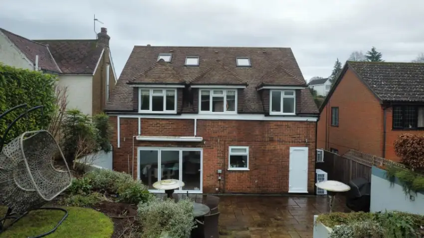 Tiled roof clear of moss and algae, Marlow SL7